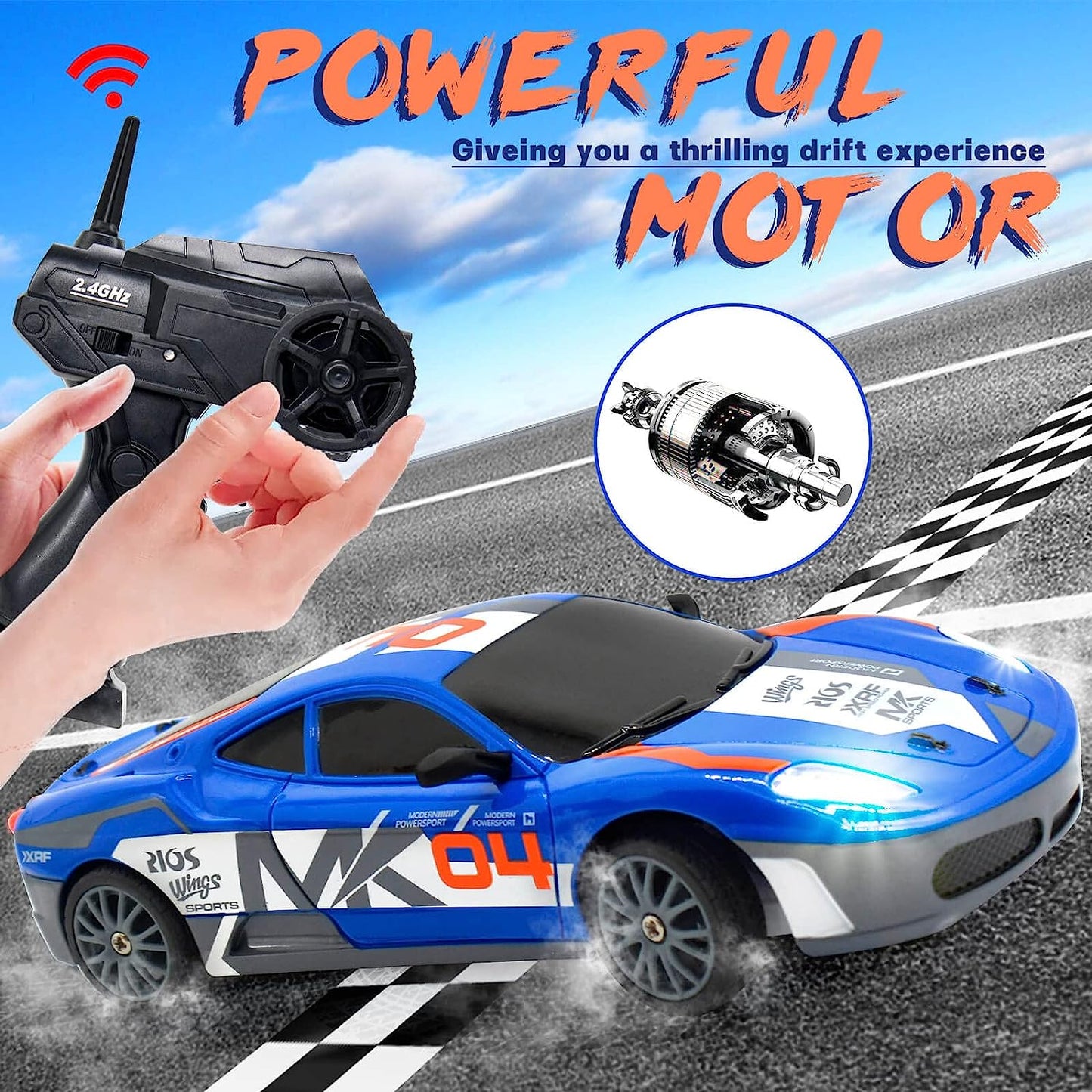 RC Drift car 1:24 Scale