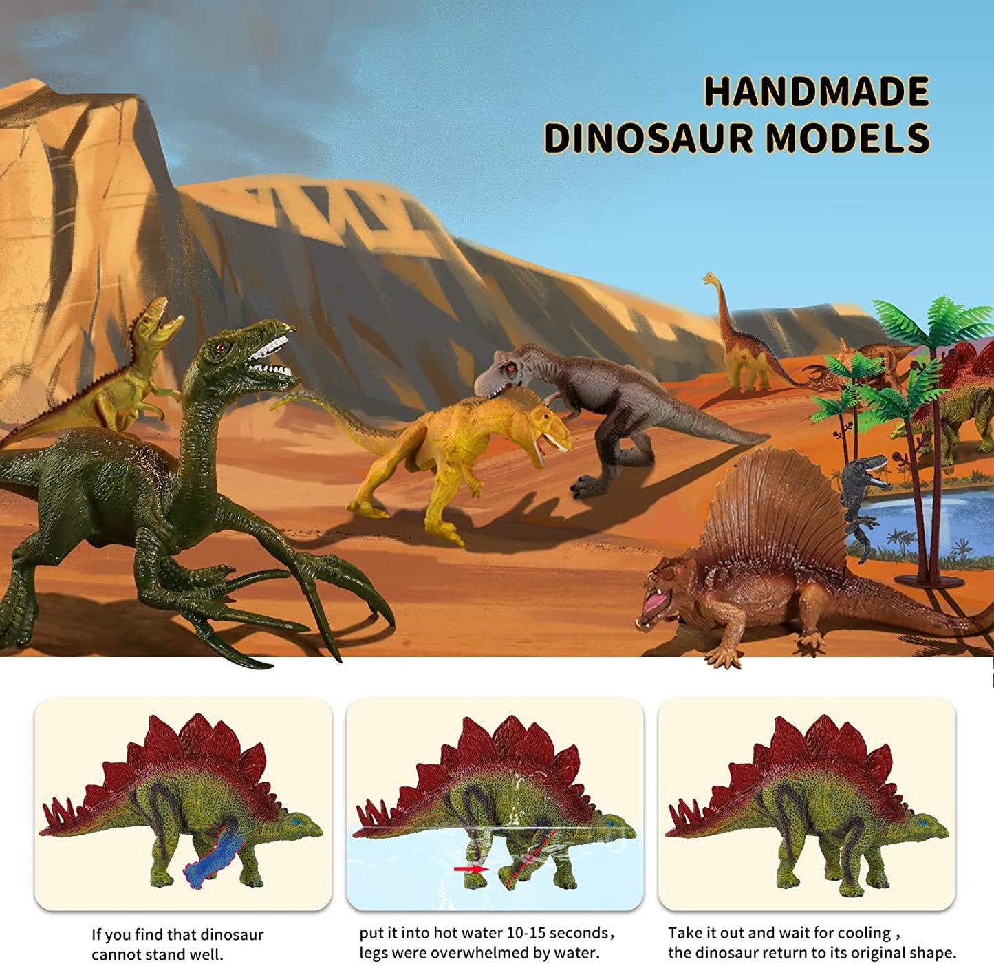 Tapete de juego dinosario