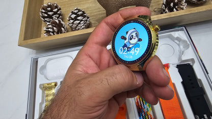 Combo de 3  Smartwatch+ Earphones+ 7 correas