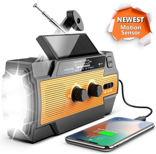 New Emergency solar + Crank ,NOAA Radio